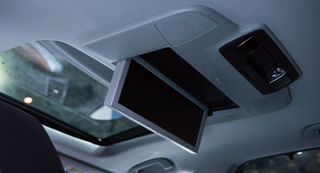 Nice wide screen in the new MDX, means a nice wide, low hanging ceiling unit for you to whack your head on.